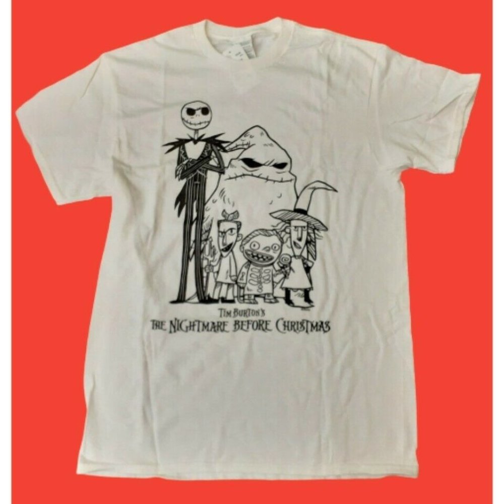 Nightmare Before Christmas Mens T Shirt Medium - Picture 4 of 5